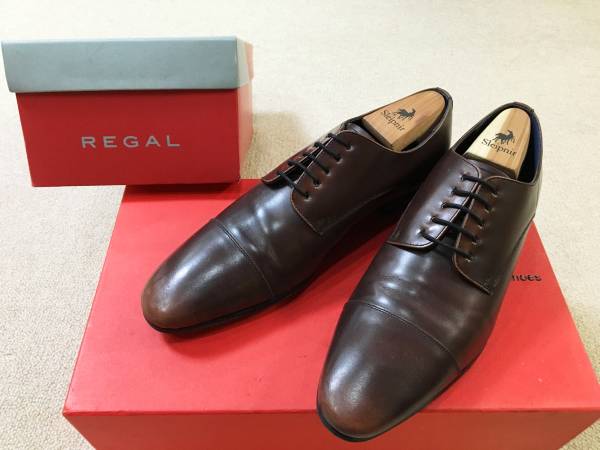 【美品】リーガル★ストレートチップドレス ビジネス靴 24 ★
