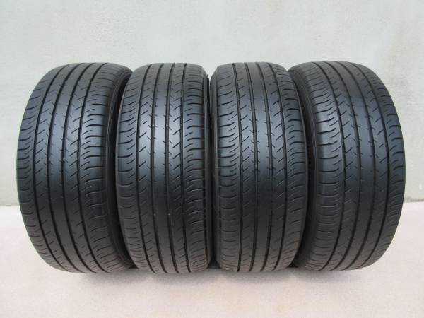 215／55／17 （ダンロップ、８分山） 中古タイヤ４本 ■送料０円