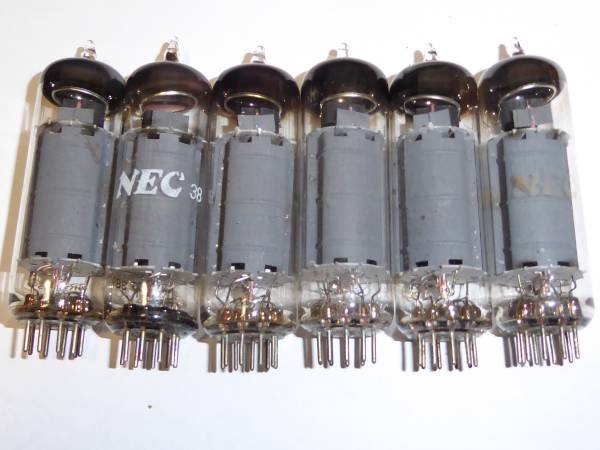6RA8 6本 NEC製 希少出力真空管 動作劣化品 Yahoo!オークション 【公式