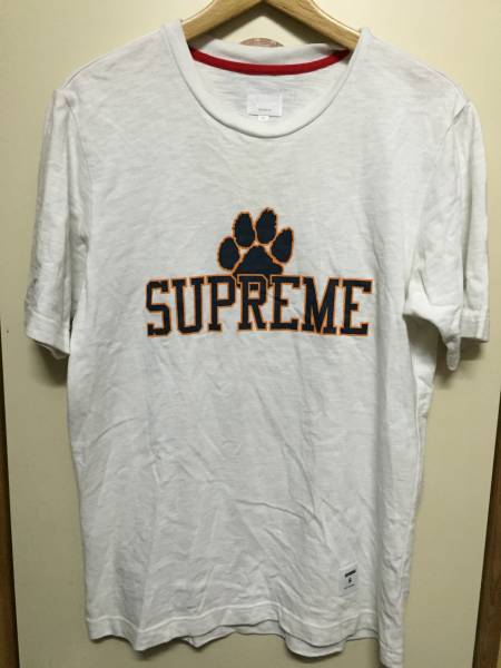 supreme シュプリーム ホワイト ロゴTシャツ size S