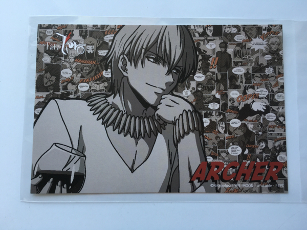 Fate/zero ダイニング ポストカード アーチャー