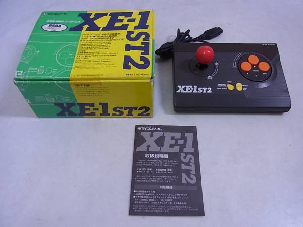 X68000/MSX ジョイスティック XE-1ST2 箱説付 電波新聞/M2382/1