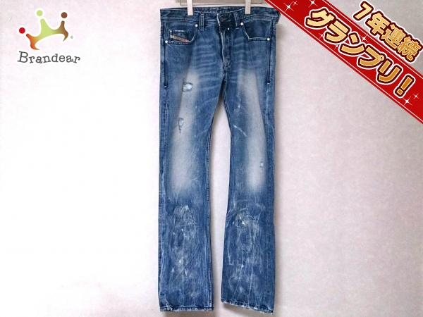 ディーゼル ジーンズ 32 メンズ 新品同様 SAFADO ライトブルー