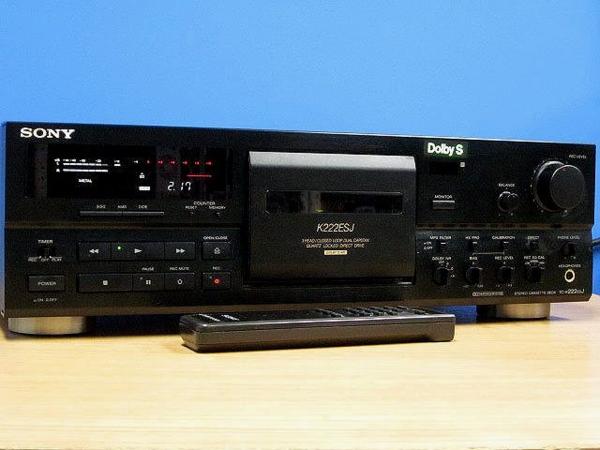 SONY★メンテ済 動作良好★ES 3HEADカセットデッキ★TC-K222ESJ