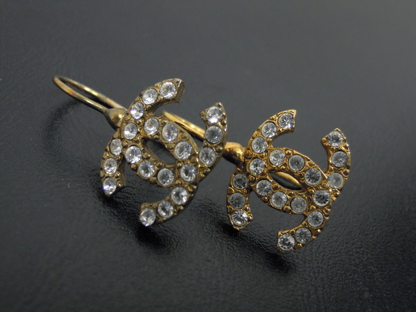 ●シャネル ラインストーン ココ ピアス 02年秋冬コレクション