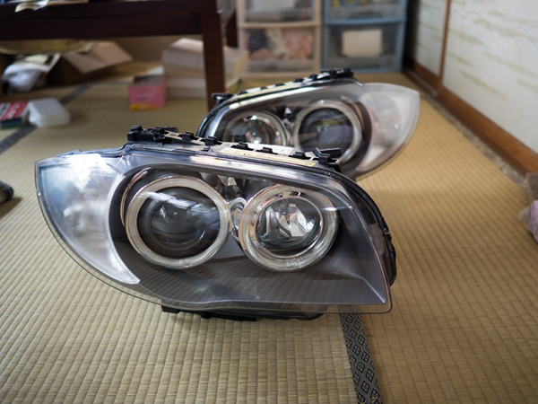 BMW 116i E87 1シリーズ 08年 UE16 左ヘッドライト HID