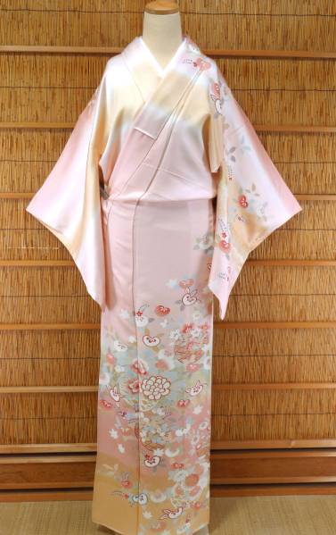 京化粧】5185訪問着 京友禅金駒金彩○即決送料無料 着物 振袖