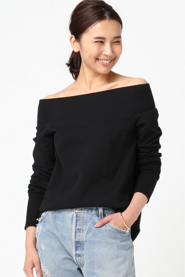 Deuxieme Classe:Blancオフショルダーカットソー