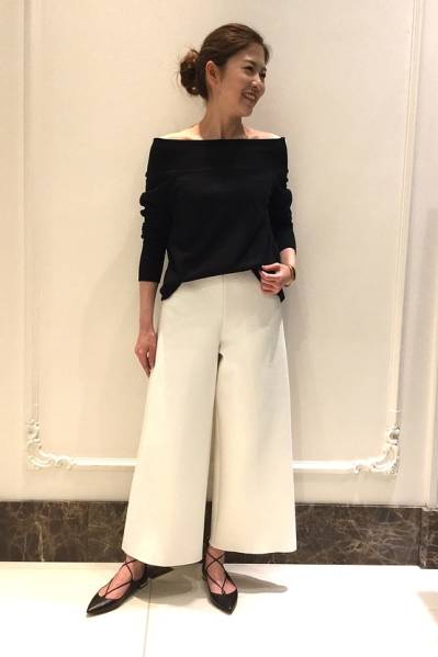 Deuxieme Classe:Blancオフショルダーカットソー