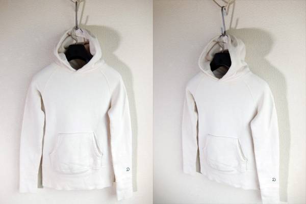 DRESSTERIOR ドレステリア 定番 D刺繍パーカー アイボリー