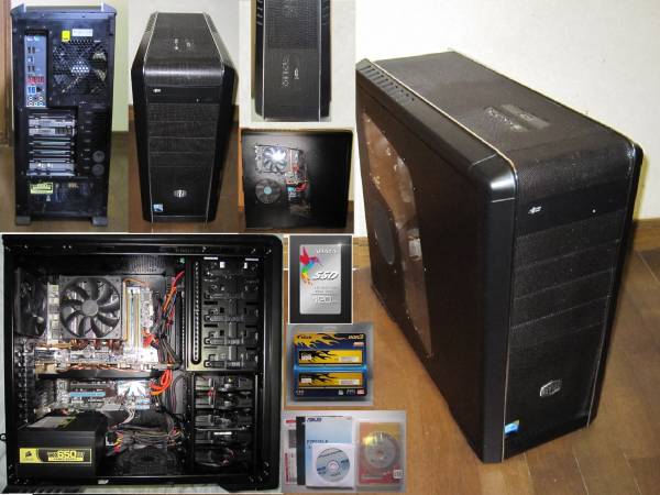 サクサク Core i7-3.6Ghz/8G/新SSD120G+1T/R5870/TV/W7/office