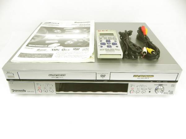 [G612]★Panasonic♪VHS+DVDレコーダー♪DMR-E70V★リモコン付
