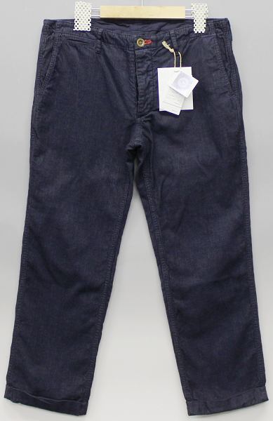 1P1252/未使用品 visvim ICT HIGH WATER CORDS DK.INDIGO パンツ