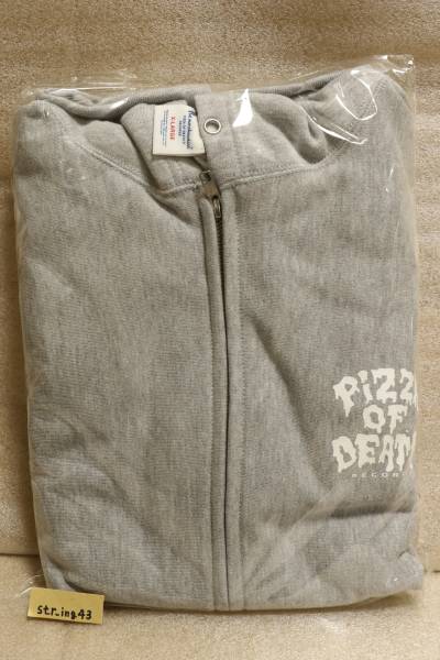 新品 PIZZA OF DEATH ジップパーカー グレー XL Hi-STANDARD