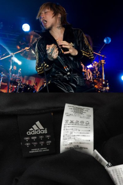美品 アディダス adidas コーティング ジャージ ・S 京 着用
