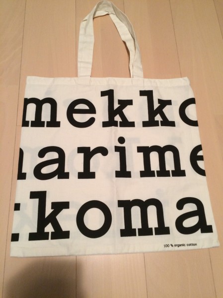 マリメッコ　ノベルティ　エコバッグ　トートバッグ　marimekko