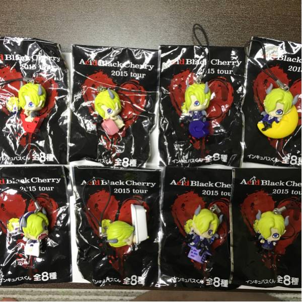 Acid Black Cherry キーホルダー 4点セット ABC yasu Acid Black Cherry キーホルダー 4点セット ABC yasu 棚下□ Acid