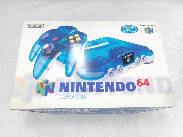 64]任天堂 NINTENDO64/ニンテンドー64 クリアブルー[梱0.3] 任天堂