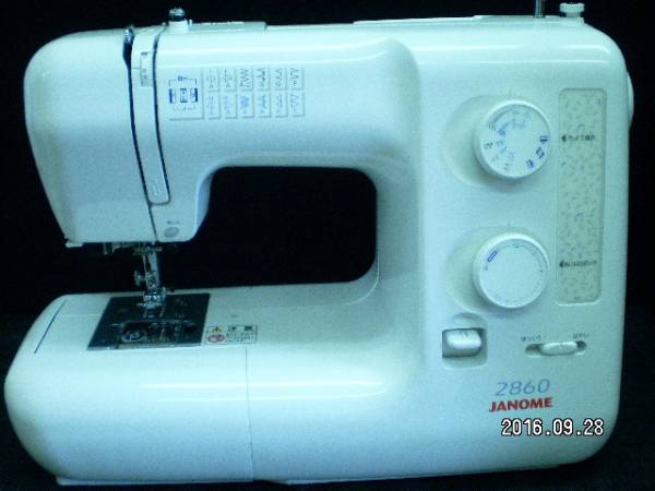 ジャノメ 電子ミシン本体 2860 メンテナンス済み 0 JANOME ジャノメ