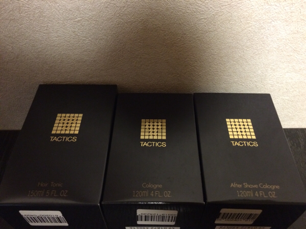 資生堂タクティクス コロン、アフターシェイブ、ヘアトニック