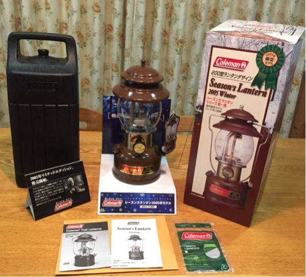 コールマン シーズンズランタン 2005 未使用品 非売品オマケ値下