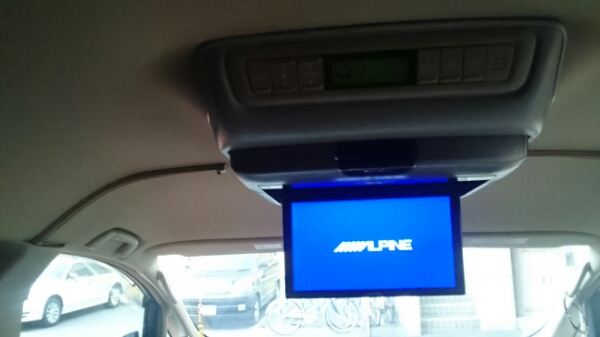 ALPINE TMX-RM3005S 10.1インチ フリップダウンモニター極上品