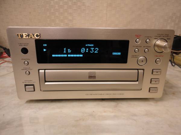 TEAC RW-H300 CDデッキ 即日発送！ TEAC CDレコーダー RW－H300 動作品 家電、AV、カメラ オーディオ