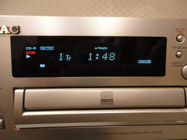 TEAC CDレコーダー RW－H300 動作品 家電、AV、カメラ オーディオ