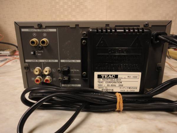 TEAC CDレコーダー RW－H300 動作品 家電、AV、カメラ オーディオ