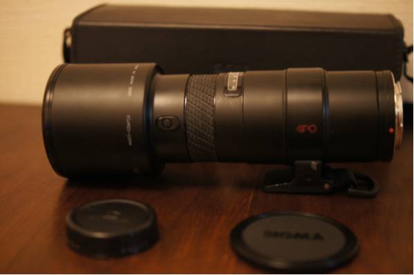 超 望遠 単焦点 レンズ SIGMA AF 500mm F7.2 APO 訳あり ソニー
