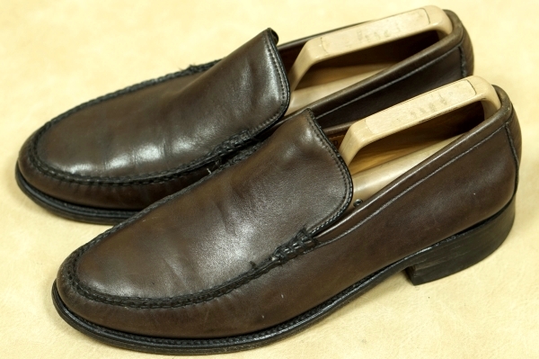 T352◆フットジョイ/Foot Joy◆本革スリッポン/25.5cm