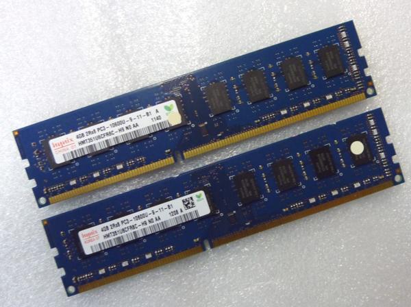 【サイコム】 hynix 4GB DDR3-1333 x2枚 (計8GB) @Used@ 03E