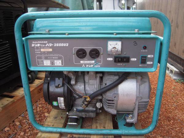 中古 デンヨー（製 ガソリン発電機 GA-2606U2 1台のみ 中古 デンヨー