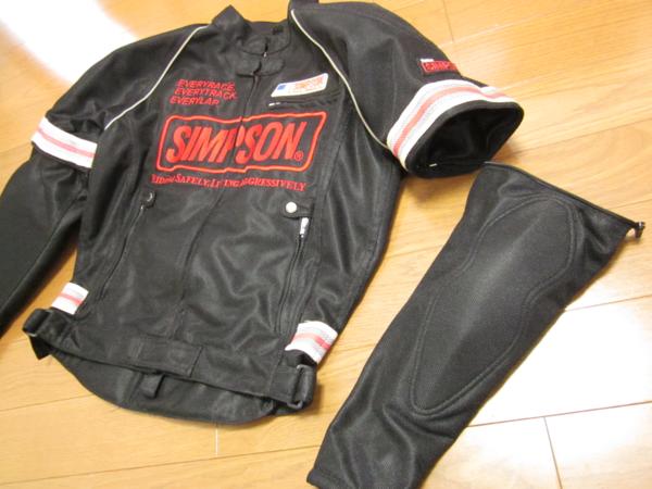 お買得■シンプソン メッシュジャケット フルパッド 参考23，800