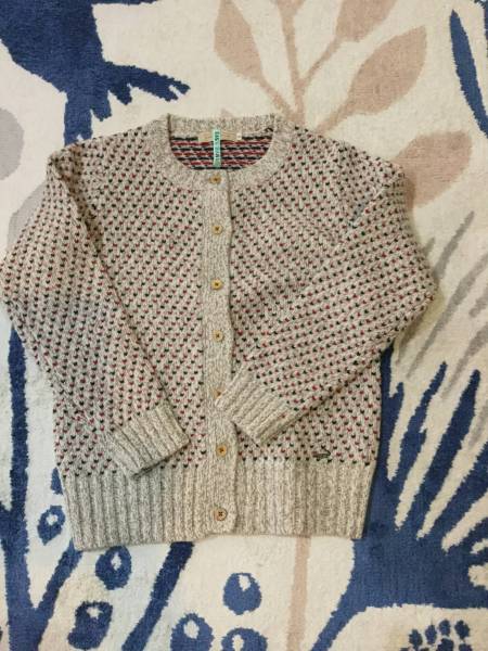 クロコダイル編み込みセーター M