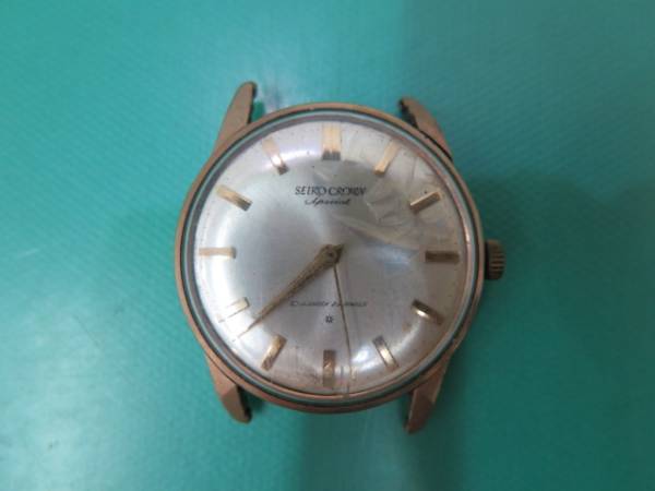 1円～SEIKO CROWN J14100 メンズ腕時計 手巻き ジャンク ブランド