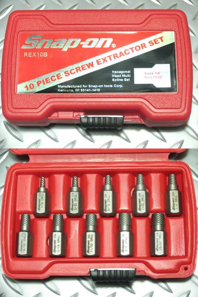 スナップオン Snap-on エキストラクター (逆タップ） REX10B