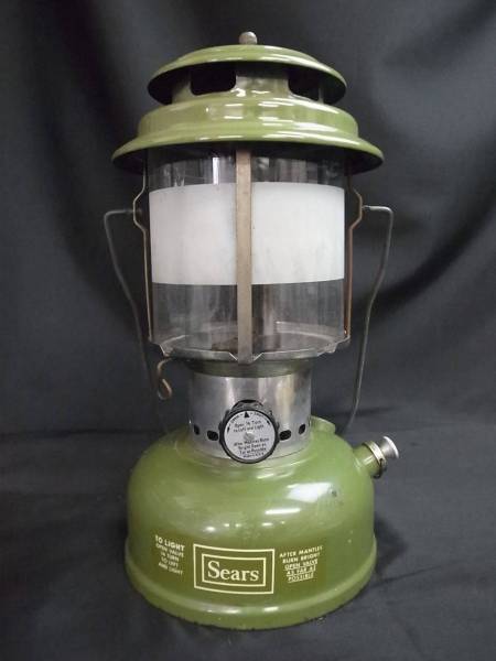 コールマン ★ ランタン シアーズ Sears 72325 アボカド