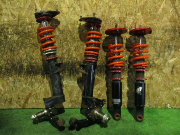 J106IS Buddy club Y33 シーマ フルタップ式車高調 中古 キャリパー取付穴 12mm