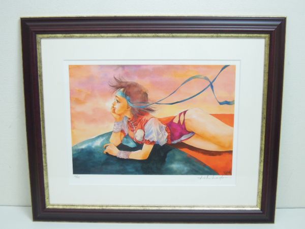 □フジ子・ヘミング 【天使】 銅版画 サイン有り エディション有り