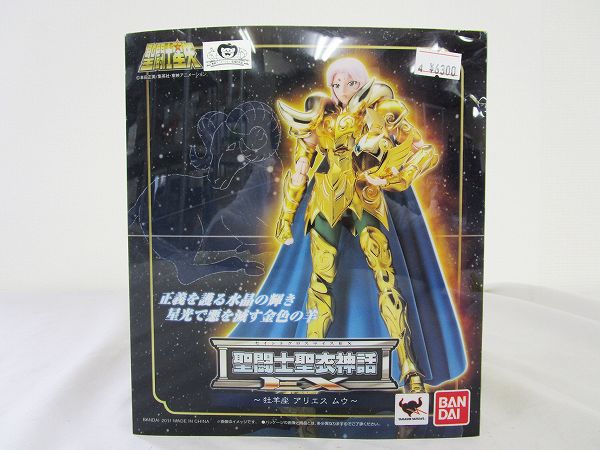 未開封 聖闘士聖衣神話EX牡羊座アリエス ムウ/星矢，黄金[梱0.1]