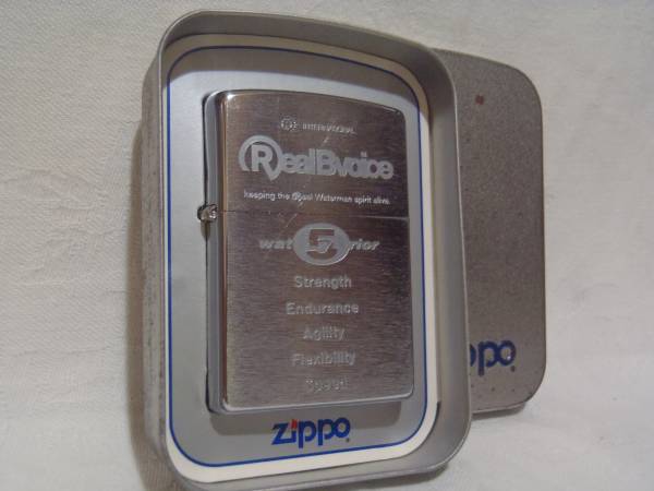 zippo シルバー RealBvoice ジッポライター 銀 リアルビーボイス レア 