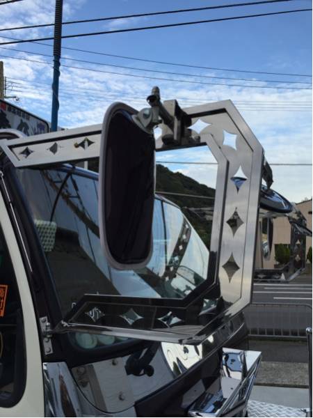 デコトラ　ミラーステー　大型　中型　デコトラ　レトロ デコトラ レトロ ミラーステー