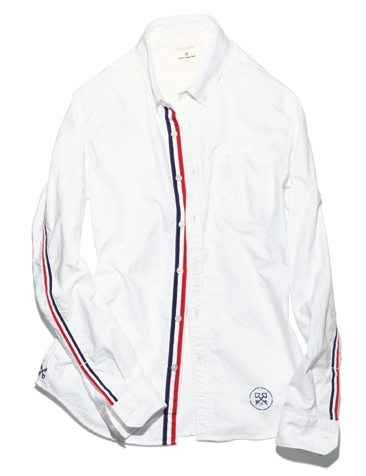 uniform experiment SLIM-FIT TAPE LINE OXFORD B.D シャツ2