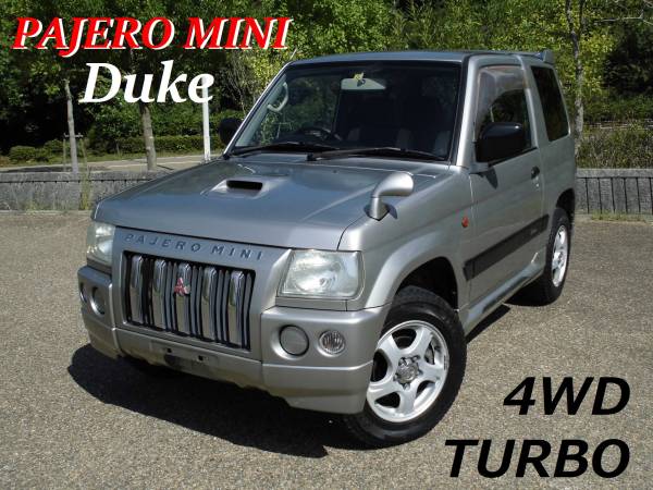 実走保証 89100km 機関良好 綺麗 デューク ターボ 4WD タイベOK