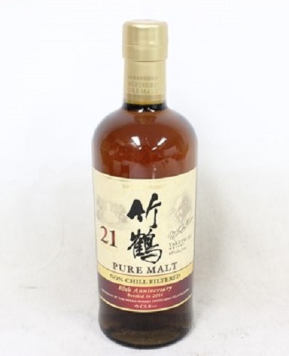 【送料込み】ニッカ竹鶴21年ピュアモルトノンチルフィルタード　
