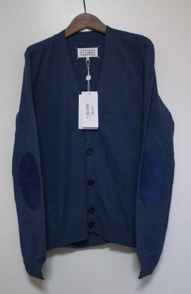MAISON MARGIELA⑭ メゾンマルジェラ⑭ 17AW肘パッチカーディガンS 難