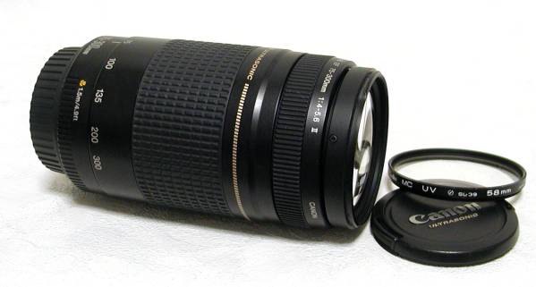 Canon ZOOM LENS EF 75-300mm F4-5.6 Ⅱ USM