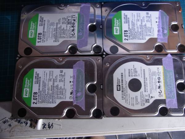 3.5インチ SATA HDD WDC 他 ジャンク品10本 2000GB～ 閲覧を頂き