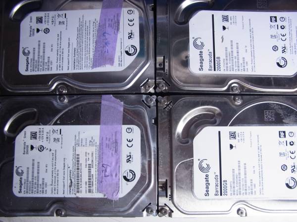 3.5インチ SATA HDD WDC 他 ジャンク品10本 2000GB～ 閲覧を頂き